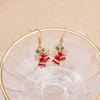 Christmas Earrings, Creative Sweet Drip Bow Bell Earrings Earrings