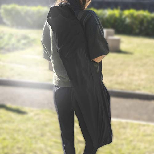 [Amazon.co.jp Exclusive] Captain Stag Outdoor Chair, Reclining Lounge Chair with Drink Holder, 3-Level Reclining, Black, UC-1696