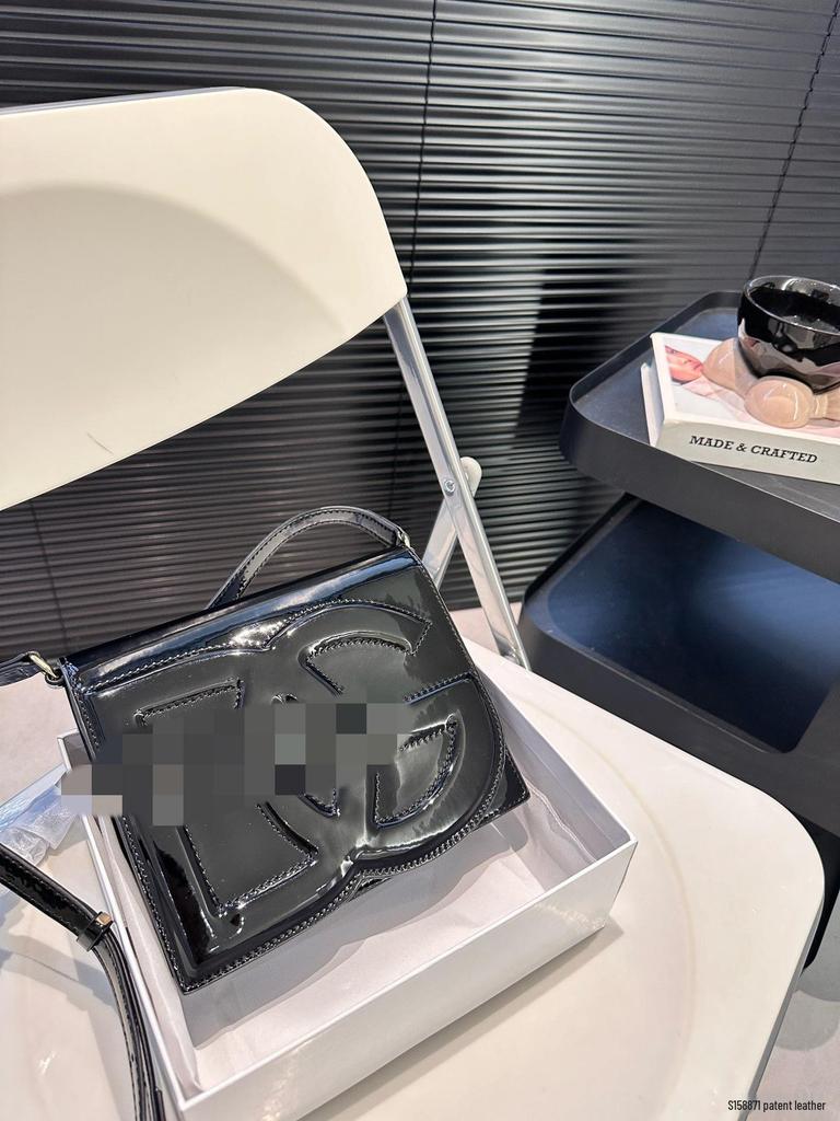 Sicily Leopard Print Lackleder Umhänge- und Schultertasche mit oberem Griff