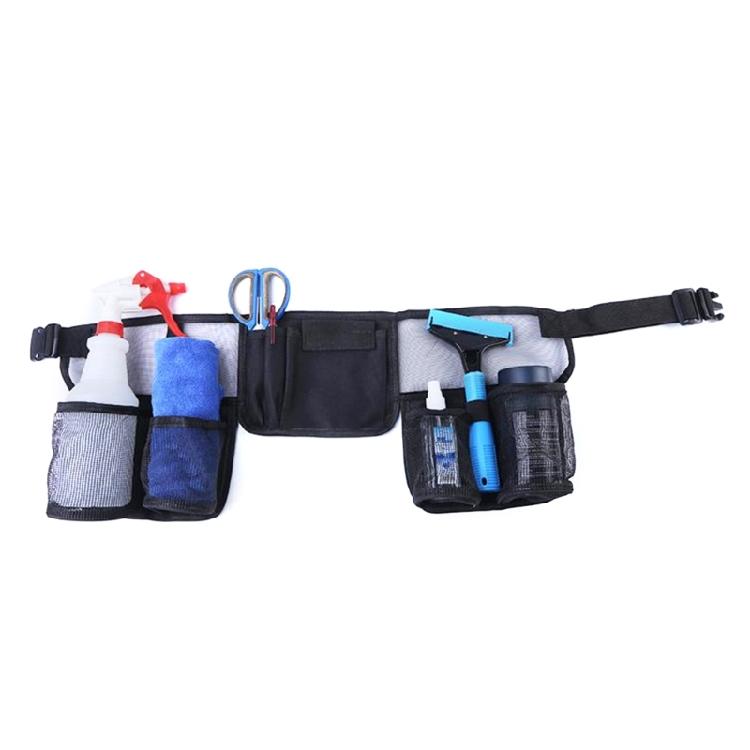 Multifunctional Belt Bag Portable Cleaning Tool Belt with Pockets Adjustable