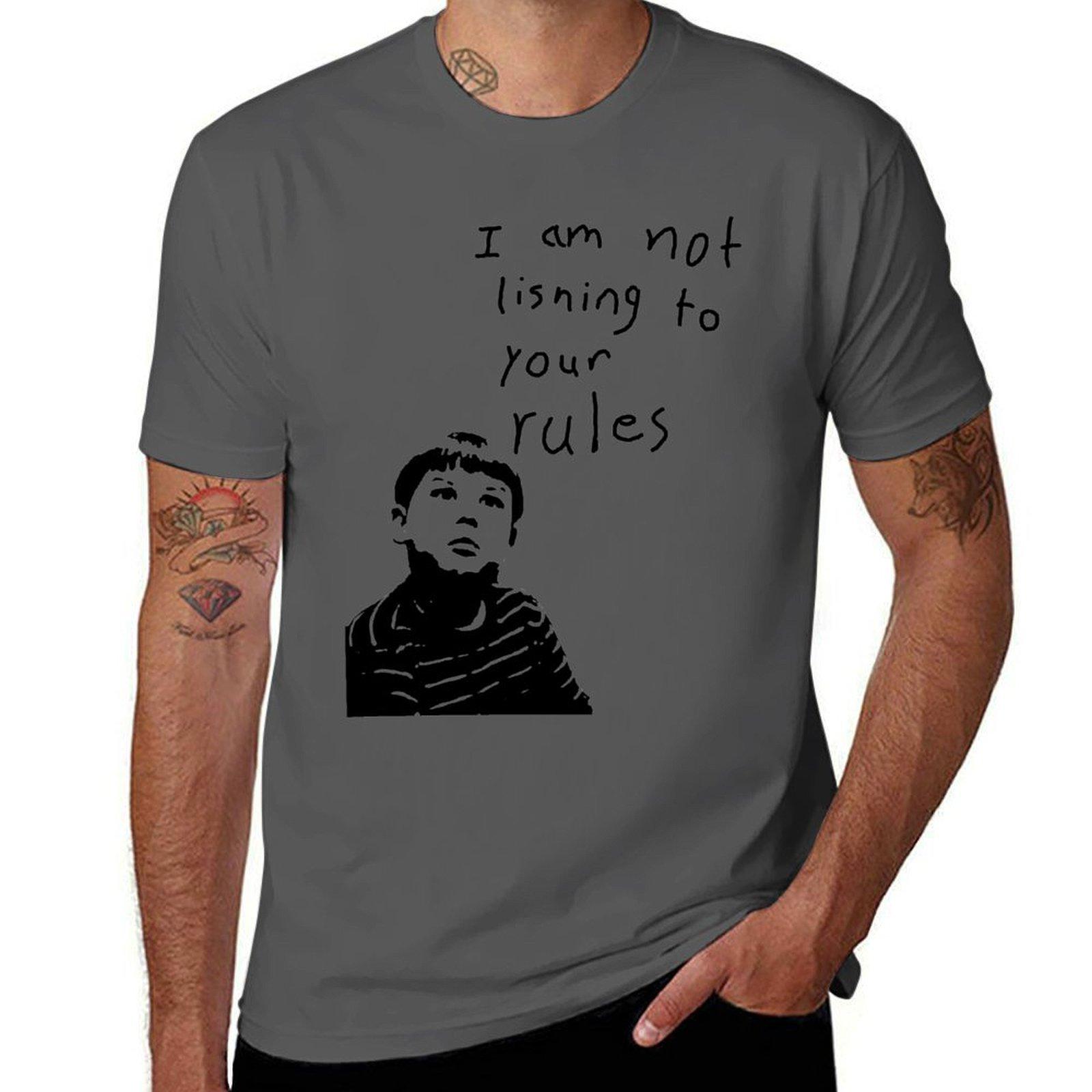 

King Curtis - I Am Not Lisning To Your Rules! T-Shirt man t shirt cotton high quality t shirt man cotton T-Shirt 4XL