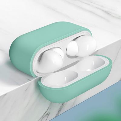 Kulaklık Koruyucu Kılıf Şok geçirmez Anti-düşme Yumuşak Silikon Düz Renk Kablosuz Spor Kulaklık Dökülen Koruyucu Airpods için Pro2