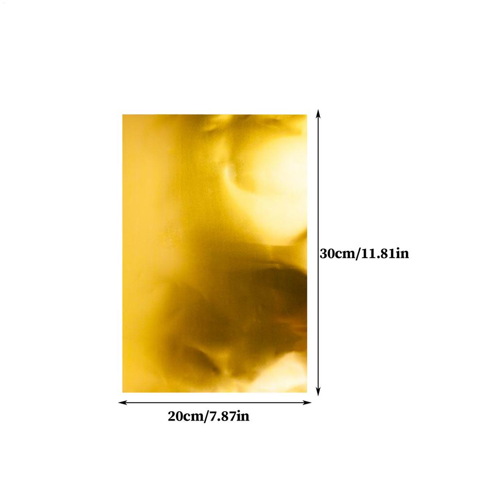 20x30cm Aluminum Foil Craft Sheets Gold/Silver Embossed Paper 10Pcs Embossing Foil Sheets For Painting Engraving DIY Art золотой