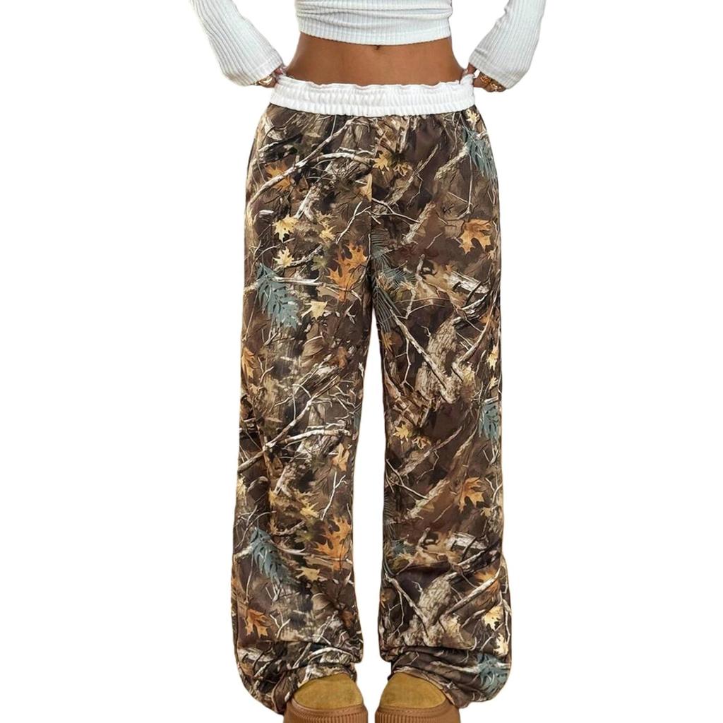 Women's Camouflage Loose Wide Leg Sweatpants Women's Casual Fashion Sweatpants