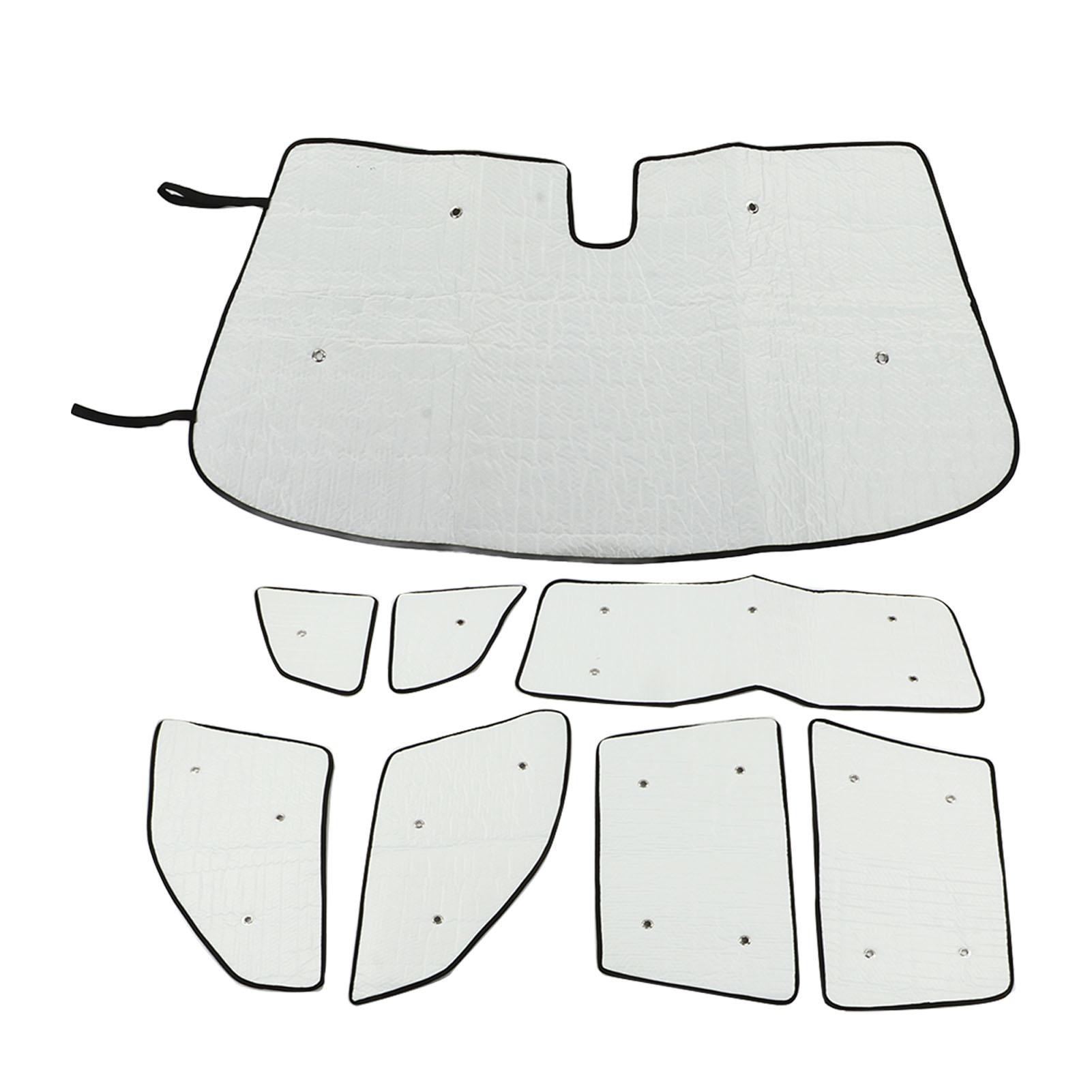 

8Pcs Car Windshield Sunshade Auto Window Sun Visor Heat Shield Cover with Suction Cups for X3 E83 2006‑2010