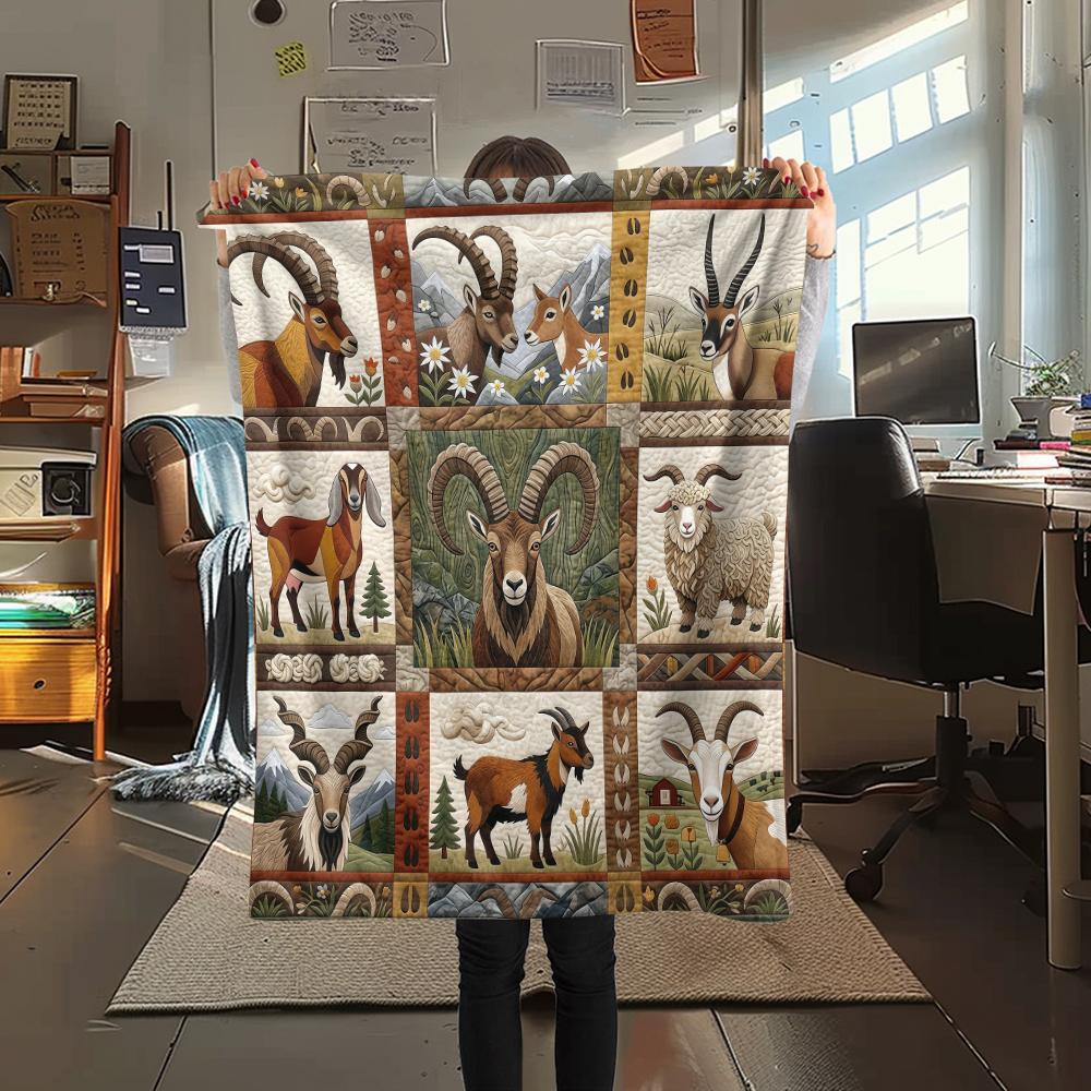 

Fabric splicing animal fox Print Flannel Blanket High quality Comfortable for All Seasons Home Decor Warmth and Comfort Perfect for Christmas Gifts 80cm x 120cm