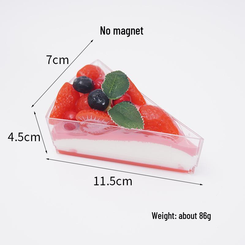 Modello Espositore Dessert Gelatina Budino Triangolare Mousse Torta Fragola Mango Francese