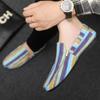 Fashion Man Shoe Plus Big Size Stripe Moccasin Sneakers Trends 2025 In Promotion Footwear Offer Adults 44 Elegant Casual Shoes for Men