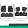 Eco-Friendly TPE Car Floor Mats for 2019-2025 Tesla Model Y, Left/Right Drive.