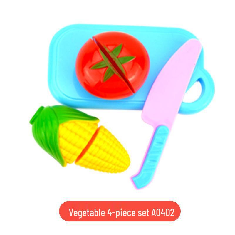 Children's Pretend Play Kitchen Set: Fruit & Veggie Cutting Toy