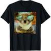 Cute Koala Wear Sunglasses Ancient Rome Pattern Funny Koala T-Shirt