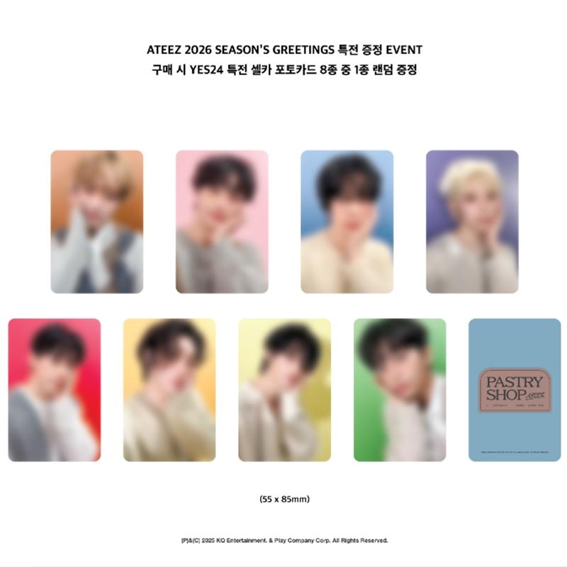 

[Предзаказ] ATEEZ 2026 СЕЗОННЫЕ ПОЗДРАВЛЕНИЯ (Онлайн-преимущество) POB YES24