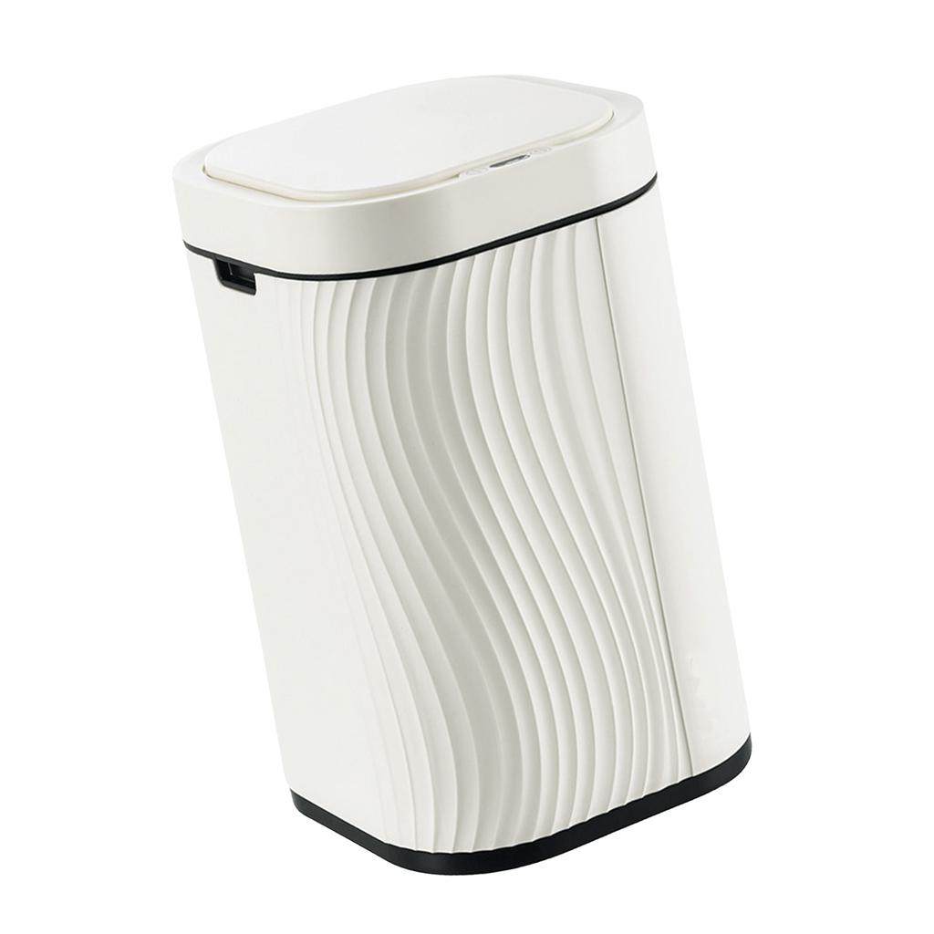 Viedā sensora miskaste ar vāku un smaržu necaurlaidīgu, automātisku slēdzi, atkritumu tvertne mājas vannas istabas virtuvei