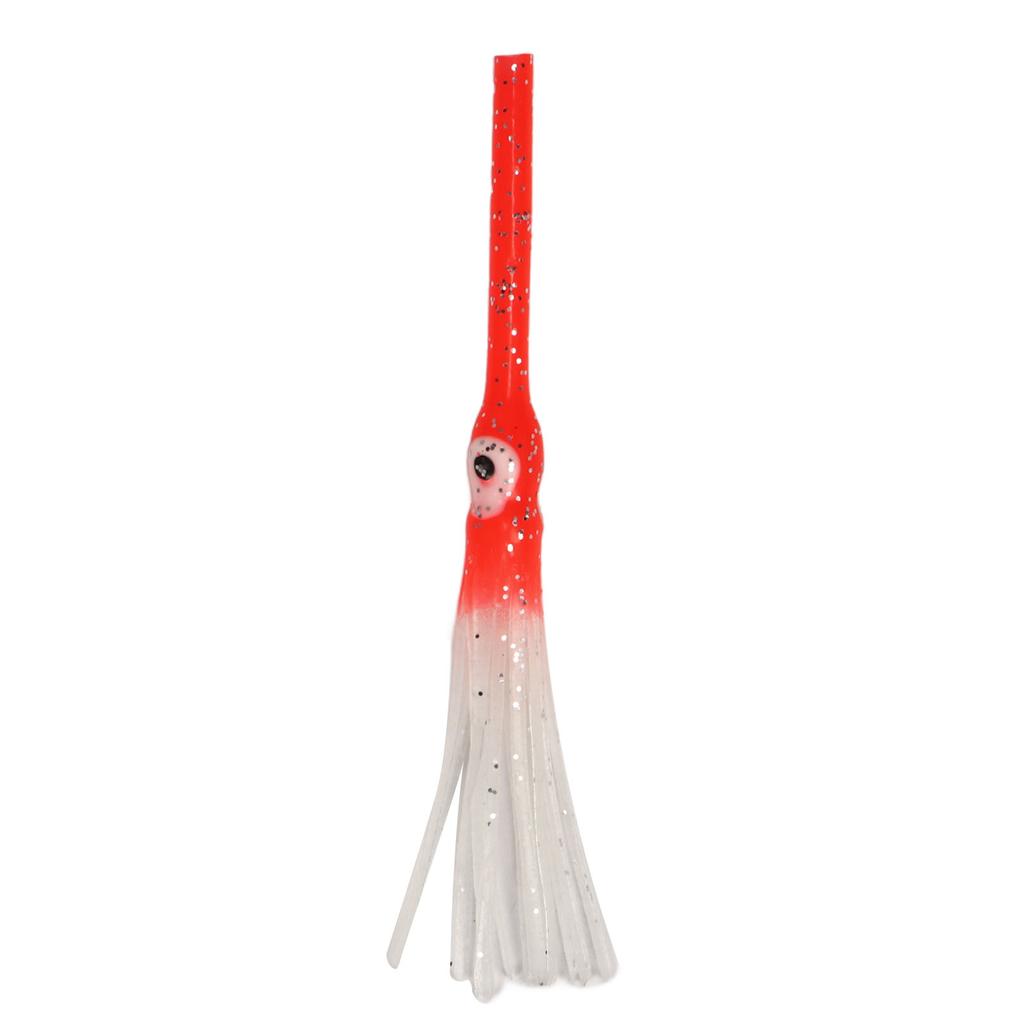 30pcs Luminous Squid Skirts Soft Artificial   Luminous Bait for Saltwater Freshwater