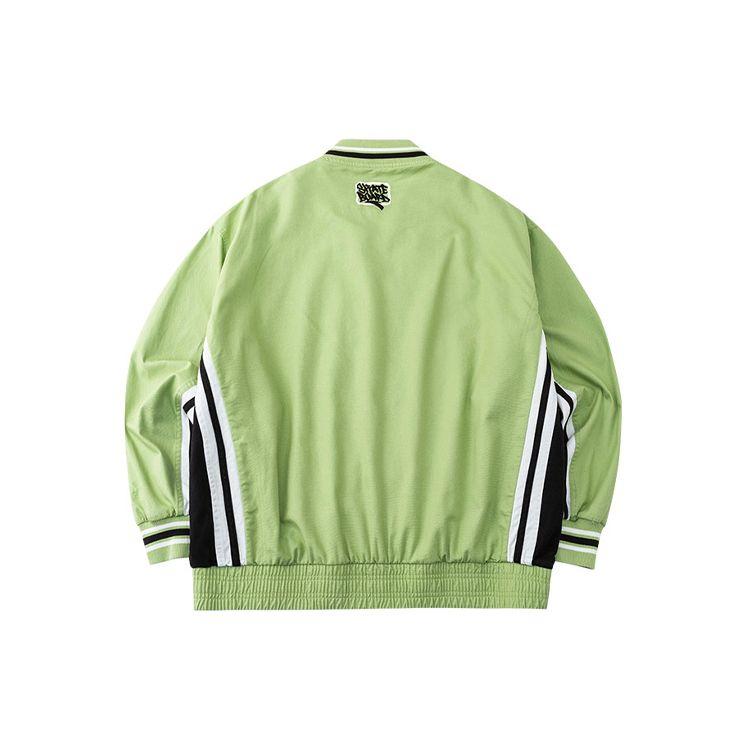 Anta Skateboard Series Woven Letter Print Sports Jacket Men Jackets Bamboo-Green 172218609-2