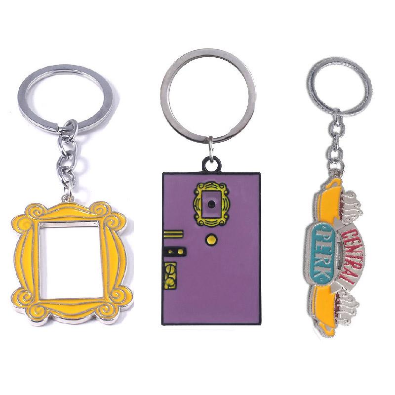 ZK40 TV Serie Friends Handgemaakt Monica Deurkozijn Hout Geel Fotolijsten Verzamelobject Huisdecoratie Prachtig Cadeau