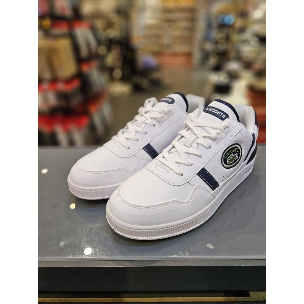 

Lacoste Кроссовки мужские T CLIP ABC 7 46SMA0049 WHT NVY