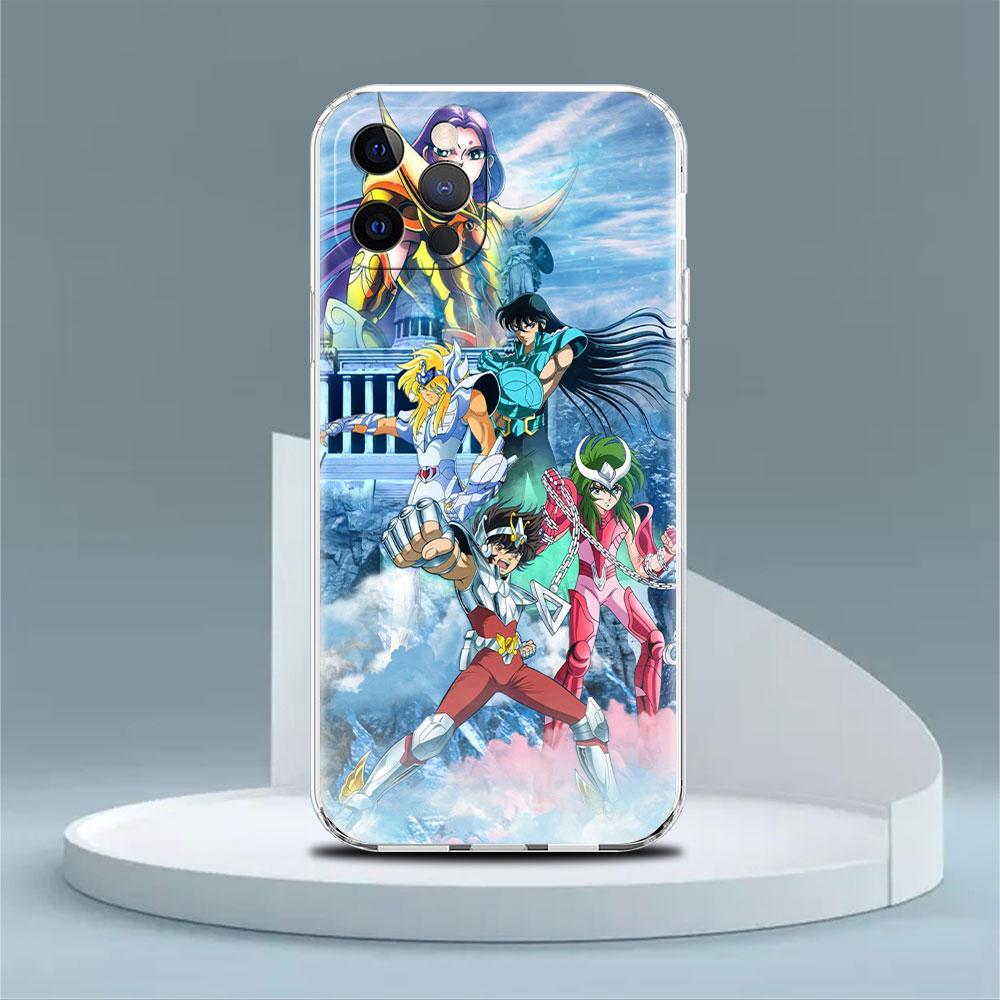 Sainte Seiya Japan Anime Cover For Apple iPhone 14 13 12 11 Pro Max XS XR max X 8 7 6S 6 Plus Silicone Soft Phone Funda Case
