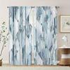 2pcs Modern Abstract Art Gray Golden Marble Printed Window Curtain For Bedroom Office Kitchen Living Room Rod Pocket Cortinas