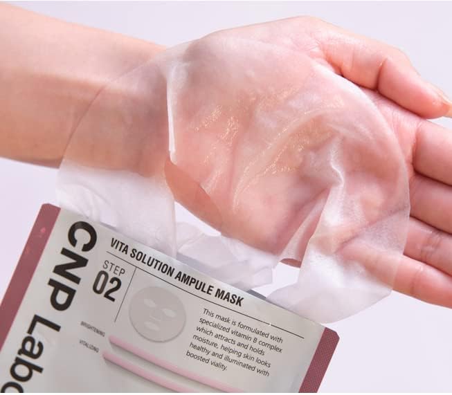Official CNP Vita Solution Mask 5 sheets Serum Vita Mask 1 sheet x 5 sheets (Vita 1.5ml + 30ml)
