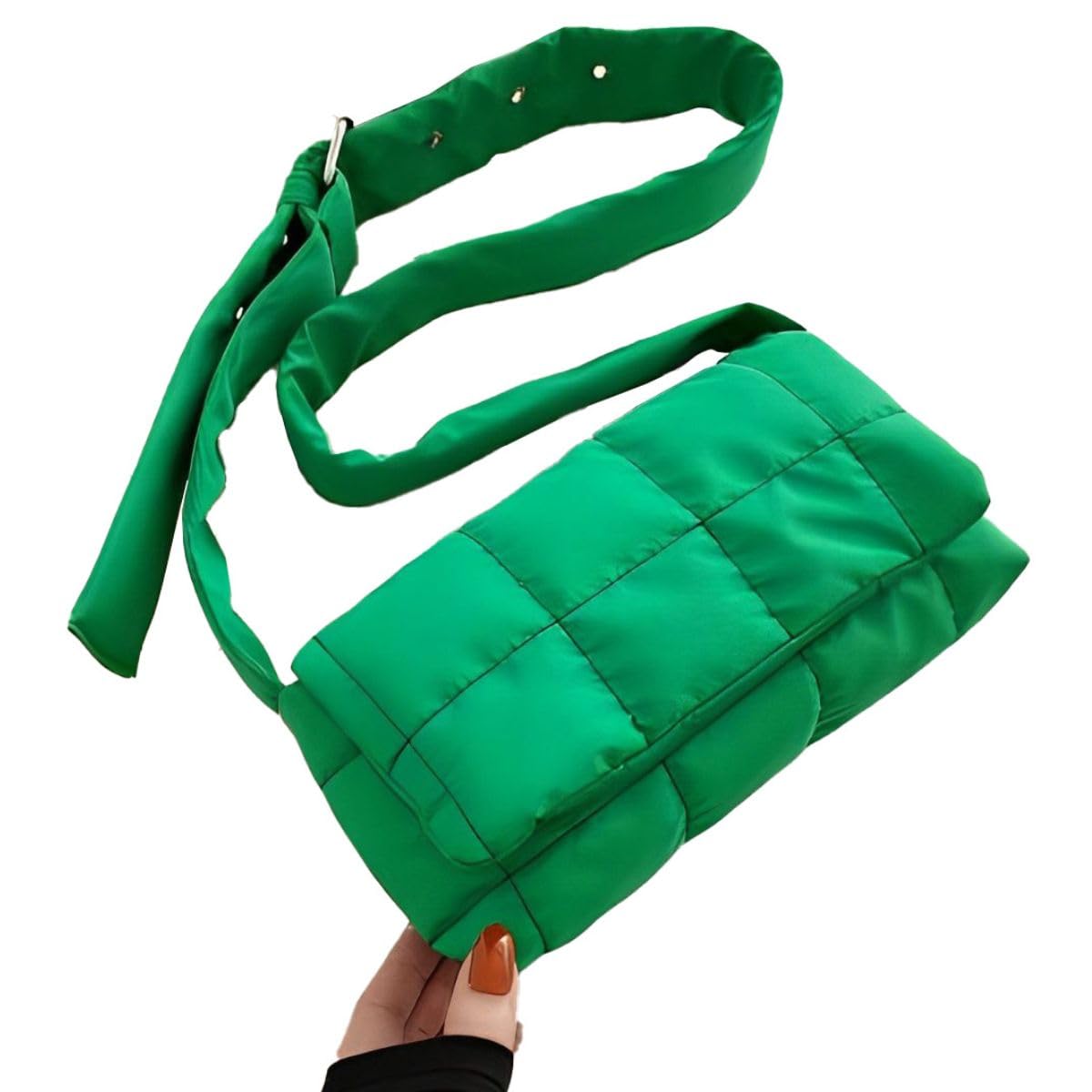 Сумка через плечо Liberte555 в стиле Bottega Veneta, Женская сумка Nubi (зеленый)