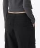 MUSINSA STANDARD WOMAN Women'S Parachute Cargo Slacks [Black]