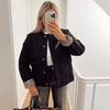 Women'S Quilted Button Cotton Clothing Fashion Comfortable Vintage Casual Jacket