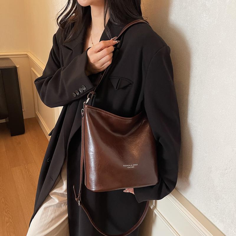 Velká Tote Taška Dámská Retro Dojíždějící Podpažní Taška Ramenní Crossbody Taška