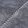 1 Roll Crystal Chain For Diy Necklace Wedding Decoration Accessories(ss6  Silver)