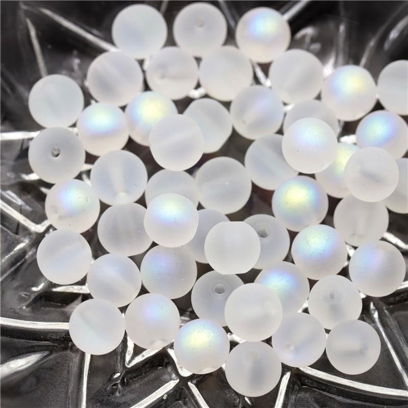 Jelly Beads Half Sugar Bubble Gold Powder Double Patchwork Glass Glass Beaded Bracelet Loose Beads DIY Handmade Materials