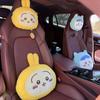 Kawaii Chiikawa Fluffy Plush Pillow Usagi Hachiware Soft Stuffed Cushion Headrest For Car Seat Home Decor for Anime Fans