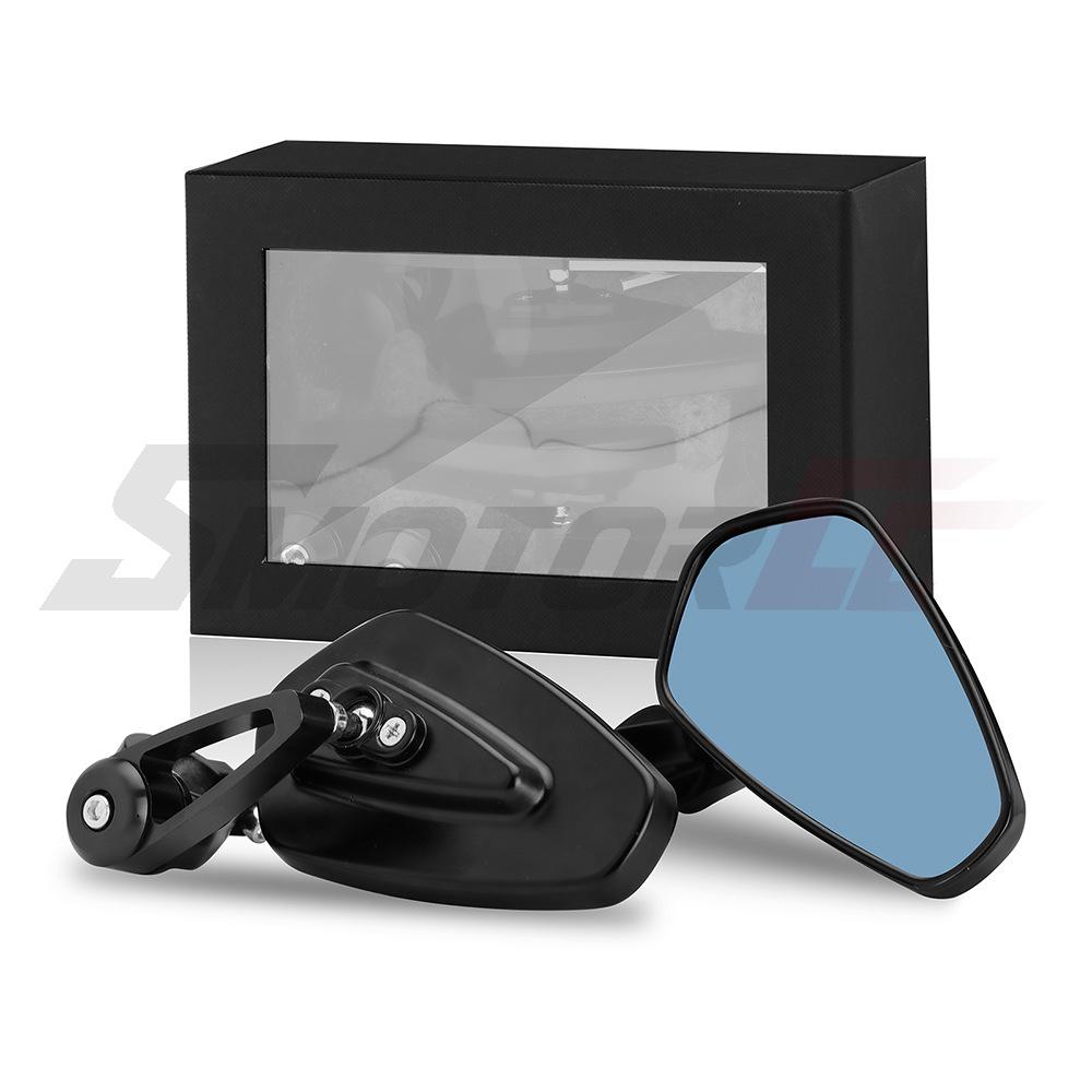 Motorcycle Modified Handlebar Mirror Handbar Reversing Mirror Street Bike Racing Handlebar Retro Rearview Mirror