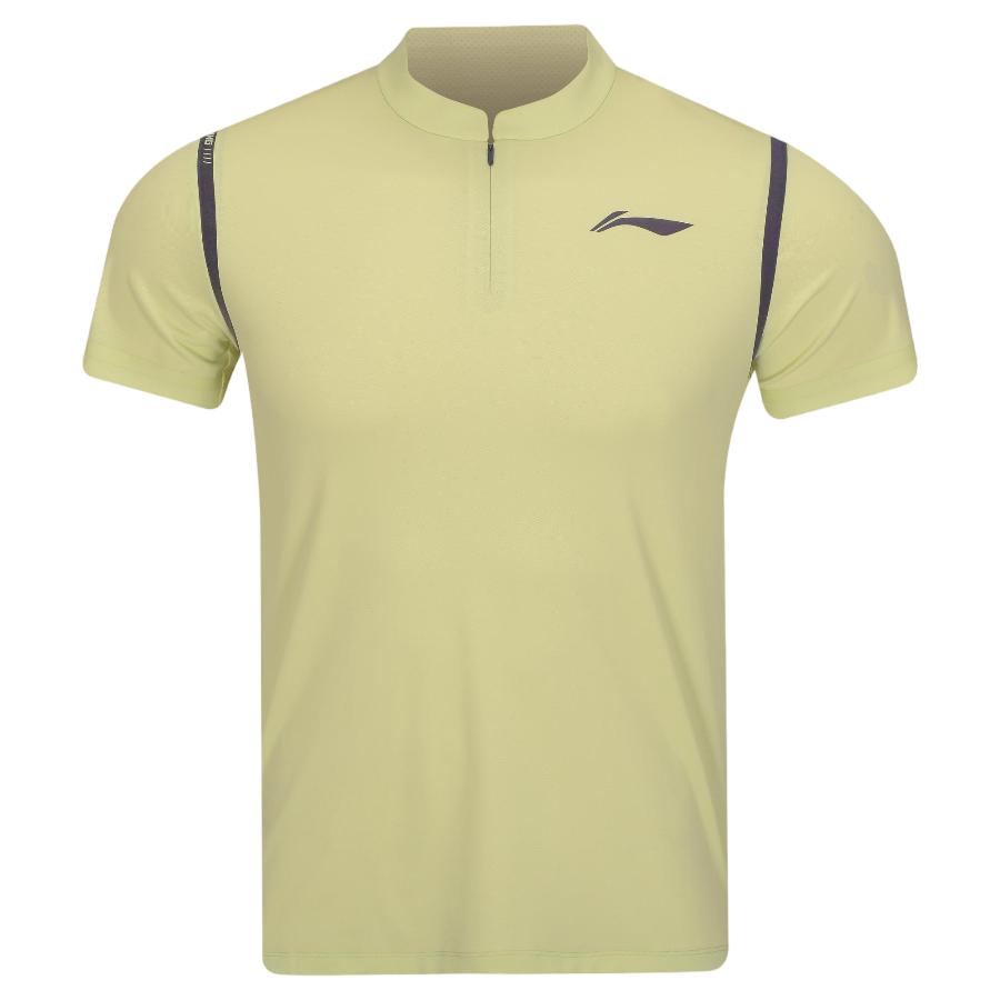 Li Ning Tennis Collection Tennis Top Men s Butterfly Pink Green AAYV145-3 3XL