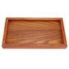 Rectangle Wooden Tea Tray Serving Table Plate Snacks Food Storage Dish for Hotel Home