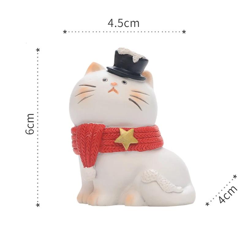 Weihnachtsdekoration Figuren Cartoon Corgi Elch Igel Niedliche Miniatur-Ornamente für Schreibtisch Party Festival Heimdeko