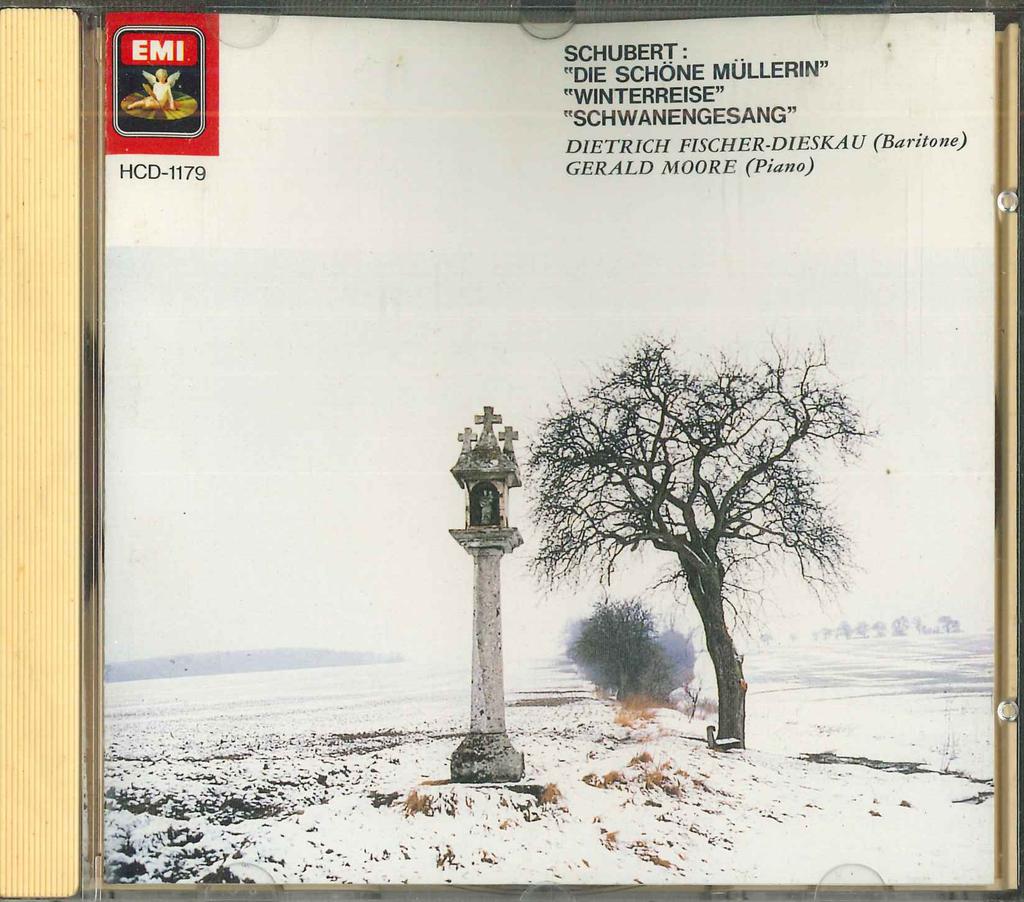 CD DIETRICH FISCHERDIESKAU  Schubert Three Great Song Selectio HCD1179 EMI Japan Classical Used