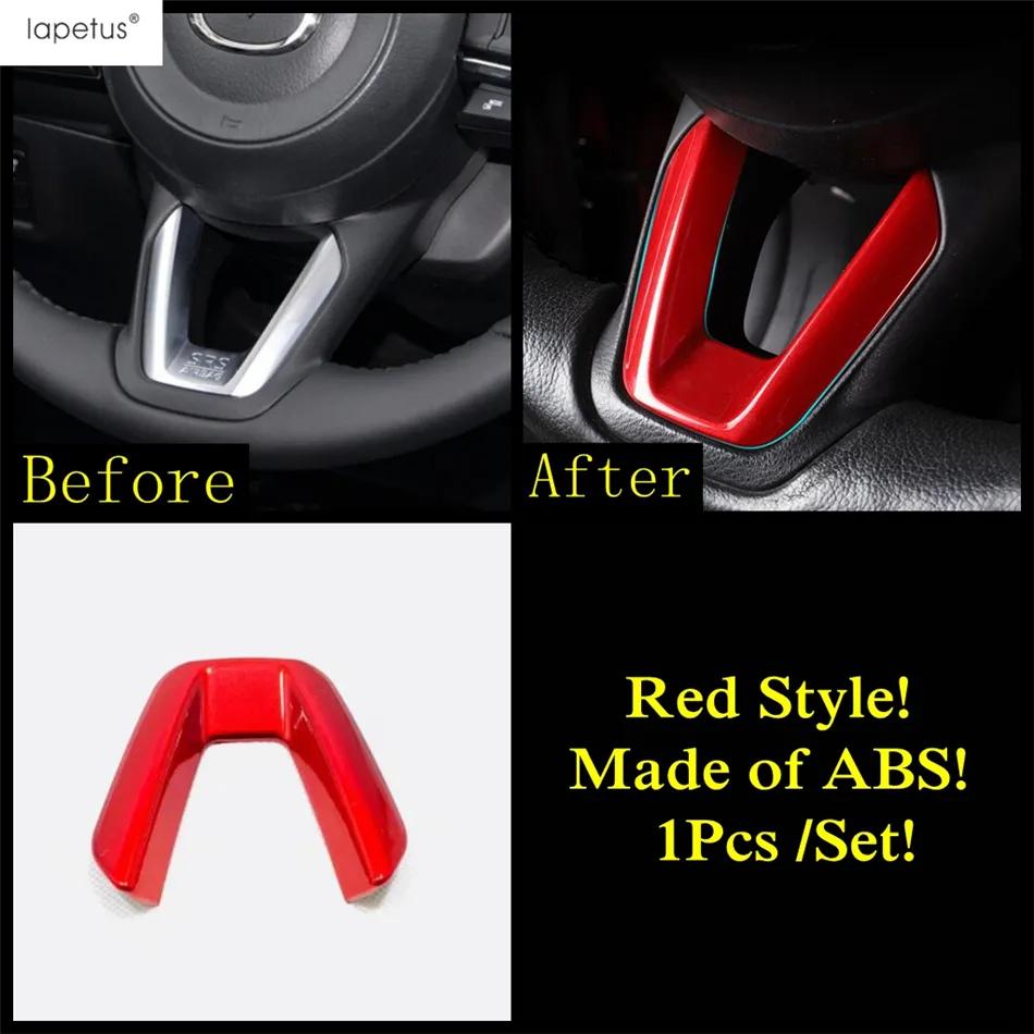 Predná spodná mriežka / Volant / Hlavica radiacej páky / Kryt čítacieho svetla Červené príslušenstvo pre Mazda CX-5 CX5 2017 - 2024