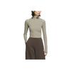 Adidas Future Style Pre Series Long Sleeve Top Sports Casual Pullover Women Tops Earth-Brown JM2451