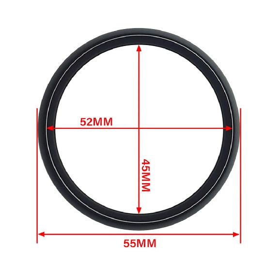 ELING  Silver or Black Stainless Steel Bezel for 52mm/85mm  Car Motorcycle Gauge