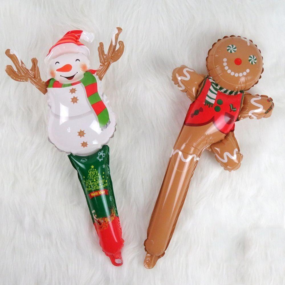 Banquet Supplies Cane Candy Foil Balloons Inflatable Stick Christmas Decoration Christmas Ornaments