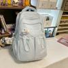 Schoolbag Fashion Pleated Drawstring Backpack New Outdoor Leisure Travel Backpack Large Capacity Fresh and Sweet Student School Bag