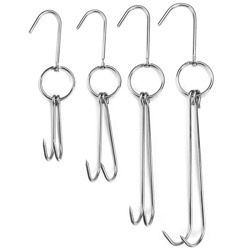Duck Butcher Meat Processing Drying Smoking Hanger Stainless Steel Bacon Hook
