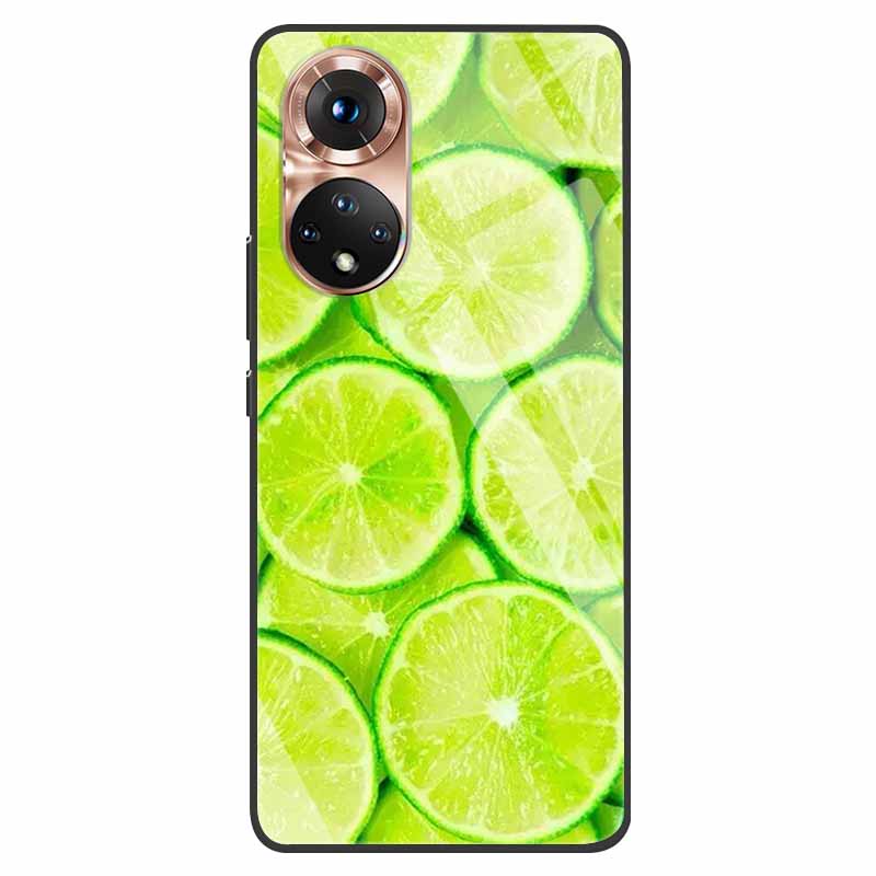 Luxury Case for Huawei Honor 50 Cover Tempered Glass Cover for Huawei Honor 50 Phone Case Honor50 6.57" Coque Bag Fashion Bumper