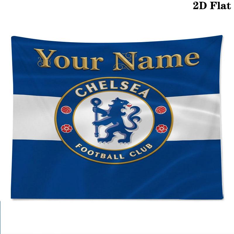 Chelsea F Custom Name Wall Tapestry Aesthetic Wall Hanging Printed Fabric Blanket Decorative Tapestries for Bedroom Living Room Home Decor