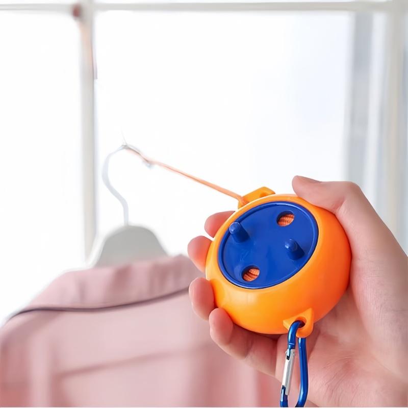 10M Retractable Clothesline Portable Outdoor Travel Clothes Drying Rack Windproof Clothes Hanger Practical Washing Line