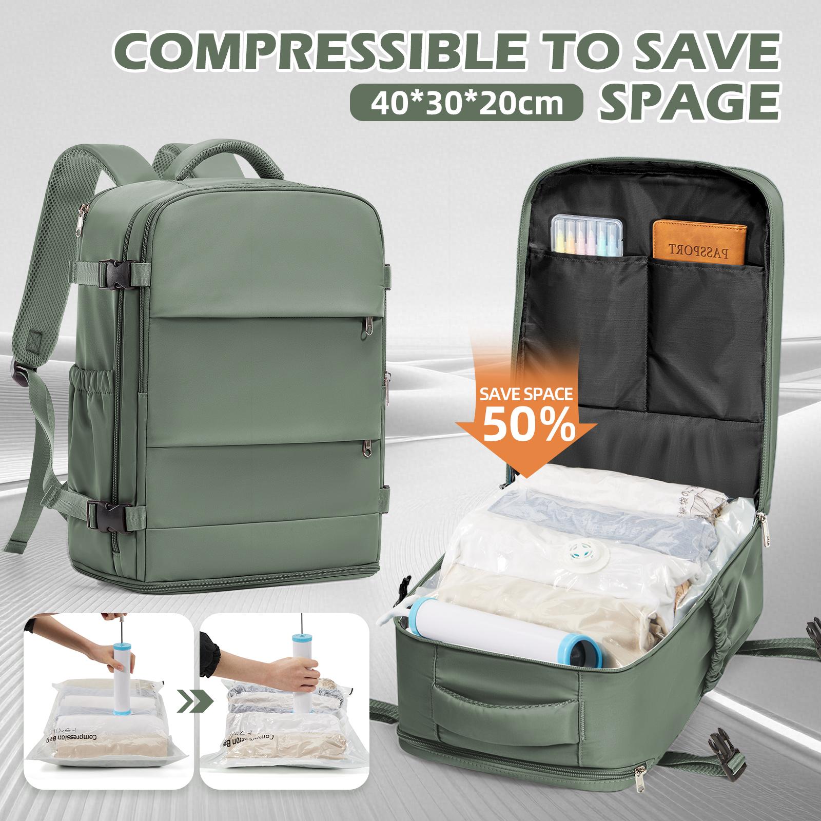 Clothing Storage Bag Vacuum Compression Backpack