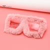 Women Sunglasses Fluffy Plush Trim Oblong PC Frame Anti-UV Sunscreen Eyewear for Club Parties Photography