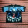 2025 Amerikanische trendige Marke Vall gewaschen alt bedrucktes kurzärmeliges Hip-Hop lockeres Streetwear-T-Shirt für Männer und Frauen
