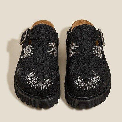 [Ziyan] Do Not Look Ugly Internet Celebrity Boken Shoes Women's 2024 Summer New Thick-soled Summer Outer Wear Bag Head Casual Slippers