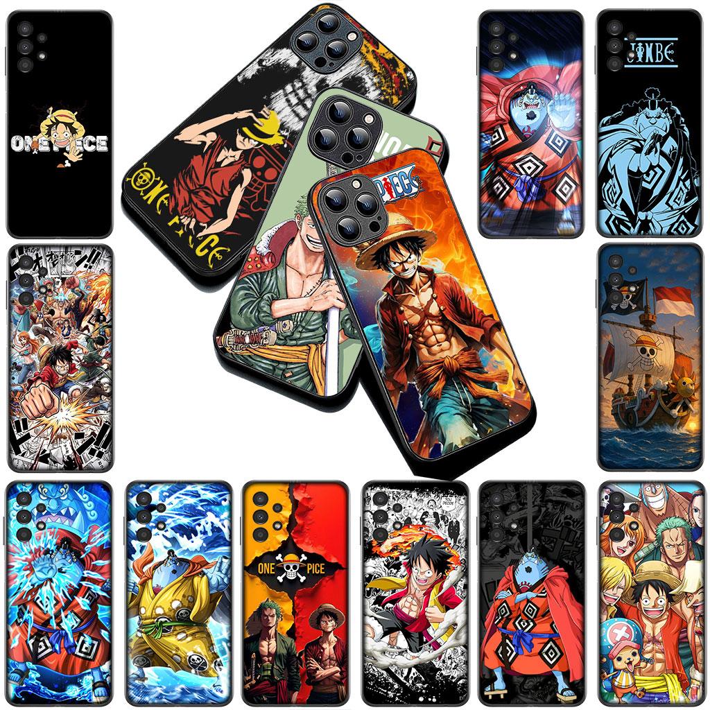 Phone Cover for Motorola Moto G86 G57 E14 E15 G14 G34 G35 G84 G24 A54 G15 Power E22 Case Jinbe One Pieces Luffy Roronoa Zoro
